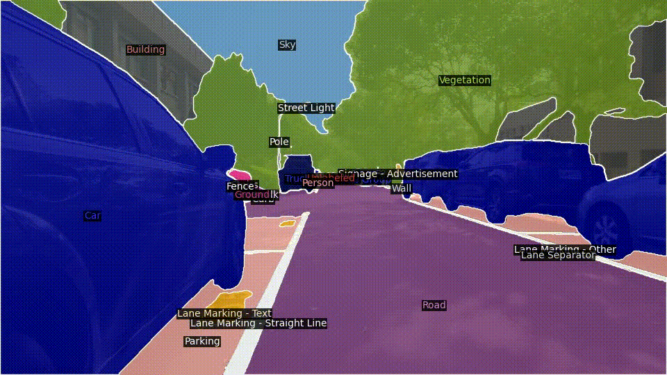 semantic segmentation demo